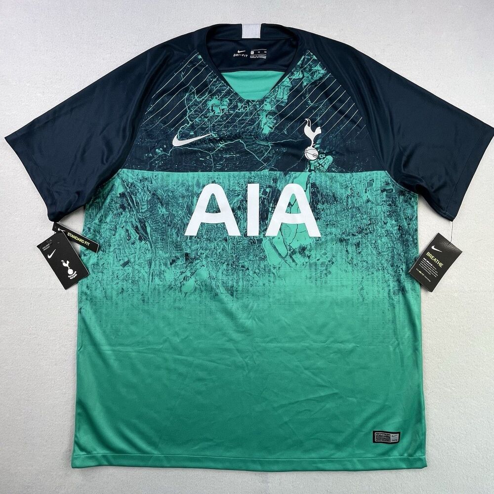 Nike 2018/19 Tottenham Hotspur FC Third Futbol Jersey Soccer XL UEFA Champion